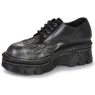 New Rock  M-1553-S1  Nero -  Derby Uomo - 4