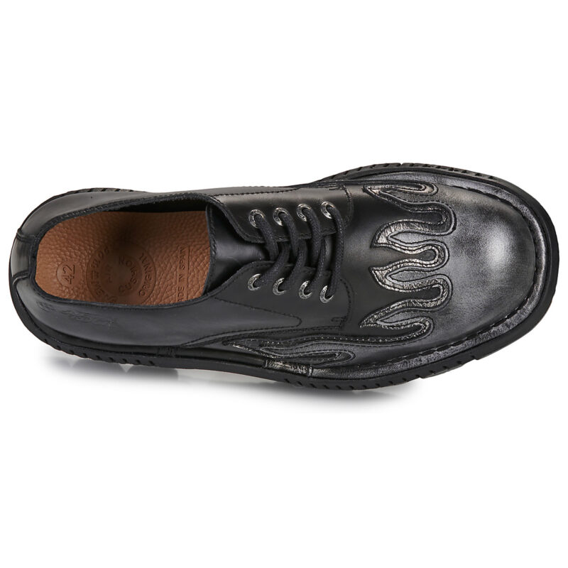 New Rock  M-1553-S1  Nero -  Derby Uomo - 6