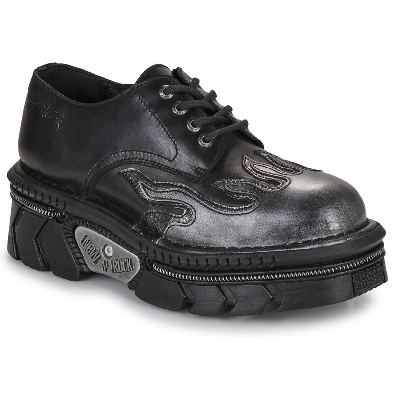 New Rock  M-1553-S1  Nero -  Derby Uomo - 1