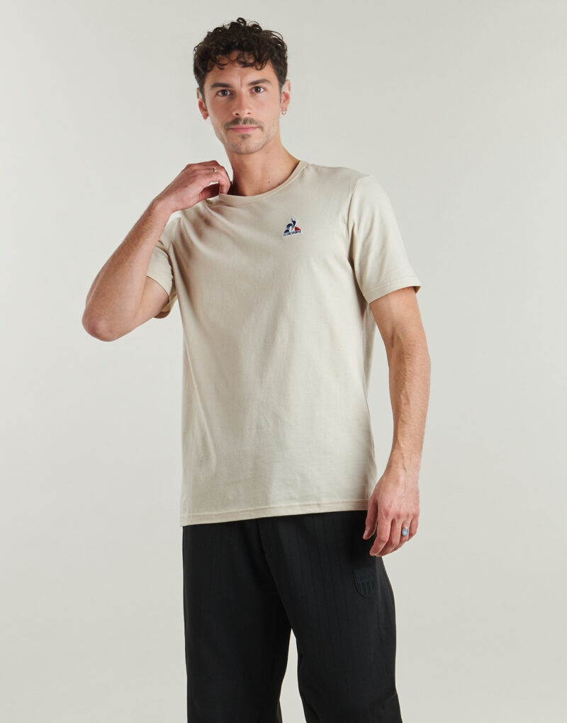 T-shirt Le Coq Sportif ESS Tee SS N°1 M Beige T-shirt maniche corte Uomo - 2