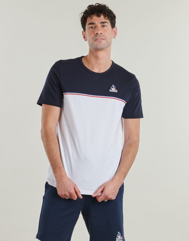 T-shirt Le Coq Sportif TRI SP Tee SS N&deg;1 M Marine T-shirt maniche corte Uomo - 2