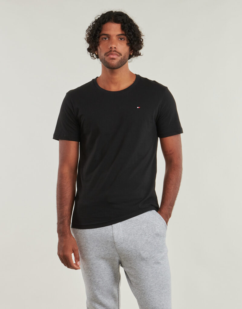T-shirt Tommy Hilfiger 3P SS TEE X3 Nero T-shirt maniche corte Uomo - 2