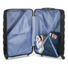 David Jones CHAUVETTINI 95L LARGE Nero Valigia rigida Uomo - 5