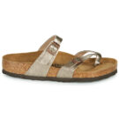 BIRKENSTOCK Mayari Birko-flor / Taupe / Regular Brown Women's Slipper - 2