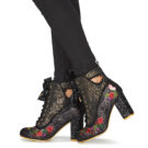Irregular Choice GARDEN WALK Nero Stivaletti Donna - 8