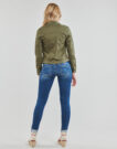 Jeansjacke Le Temps des Cerises LILLY Kaki Giacche in jeans Donna - 4