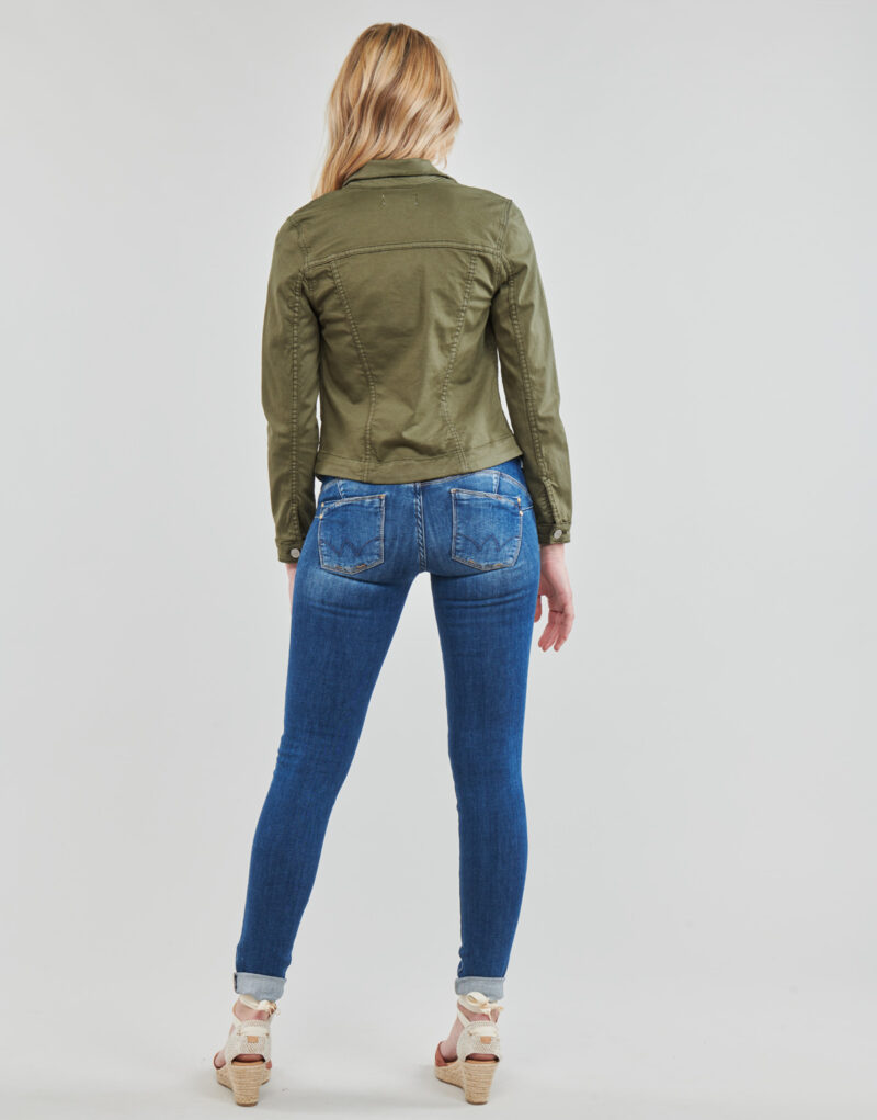 Jeansjacke Le Temps des Cerises LILLY Kaki Giacche in jeans Donna - 4