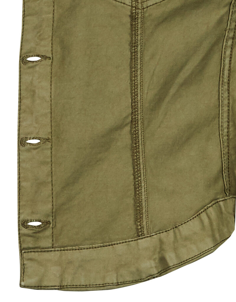 Jeansjacke Le Temps des Cerises LILLY Kaki Giacche in jeans Donna - 6