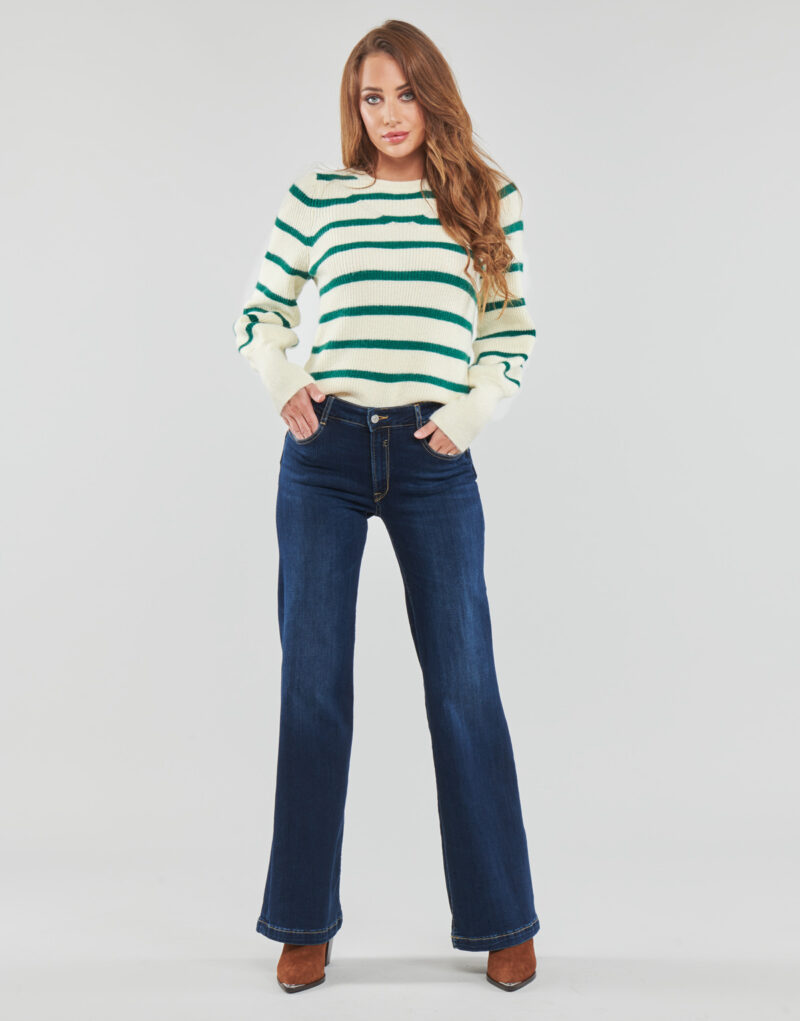 Vaqueros acampanados Le Temps des Cerises Pantalones vaqueros acampanados azules PULP HIGH FLARE para mujer - 2
