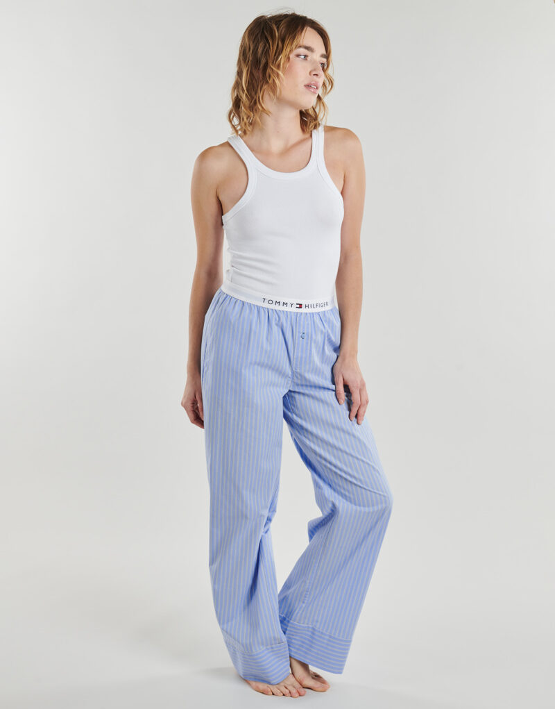 Pantaloni pigiami Tommy Hilfiger STRIPE POPLIN PANTS (EXT.SIZES) Blu Pantaloni pigiami Donna - 3