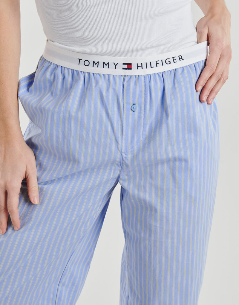 Pantaloni pigiami Tommy Hilfiger STRIPE POPLIN PANTS (EXT.SIZES) Blu Pantaloni pigiami Donna - 5