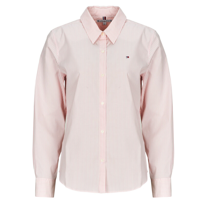 Camicia Tommy Hilfiger ESS POPLIN REGULAR SHIRT Rosa Camicie Donna - 1