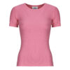 T-shirt JJXX JXFRANKIE STR SS RIB TEE Rosa T-shirt maniche corte Donna