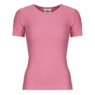 T-shirt JJXX JXFRANKIE STR SS RIB TEE Rosa T-shirt maniche corte Donna - 1