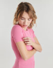T-shirt JJXX JXFRANKIE STR SS RIB TEE Rosa T-shirt maniche corte Donna - 5