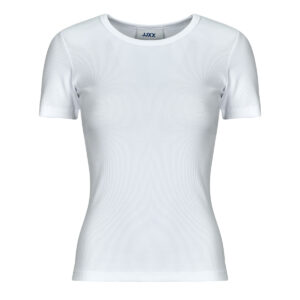 T-shirt JJXX JXFRANKIE STR SS RIB TEE Bianco T-shirt maniche corte Donna