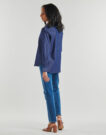 Hemd JDY JDYLOVE L/S EMBR SHIRT Blaue Damenblusen - 4