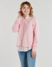 Gilet/cardigan rose &agrave; col rond Vila VILORY pour femme - Taille 2