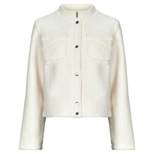 Giubbotto Vero Moda VMJOSSY LS BOUCLE JACKET Beige Giubbotti Donna