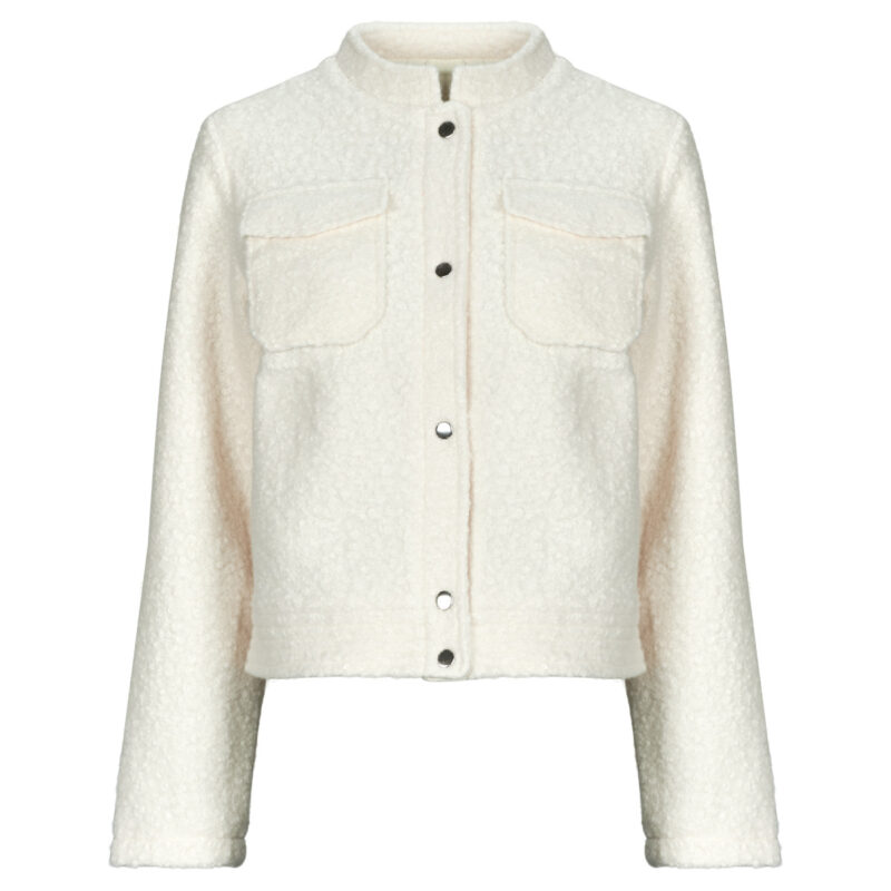 Veste Vero Moda VMJOSSY LS BOUCLE beige pour femme - Taille 1