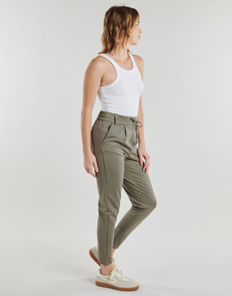 Pantalone Chino Only ONLPOPTRASH Kaki - Pantaloni Chino Donna - 3