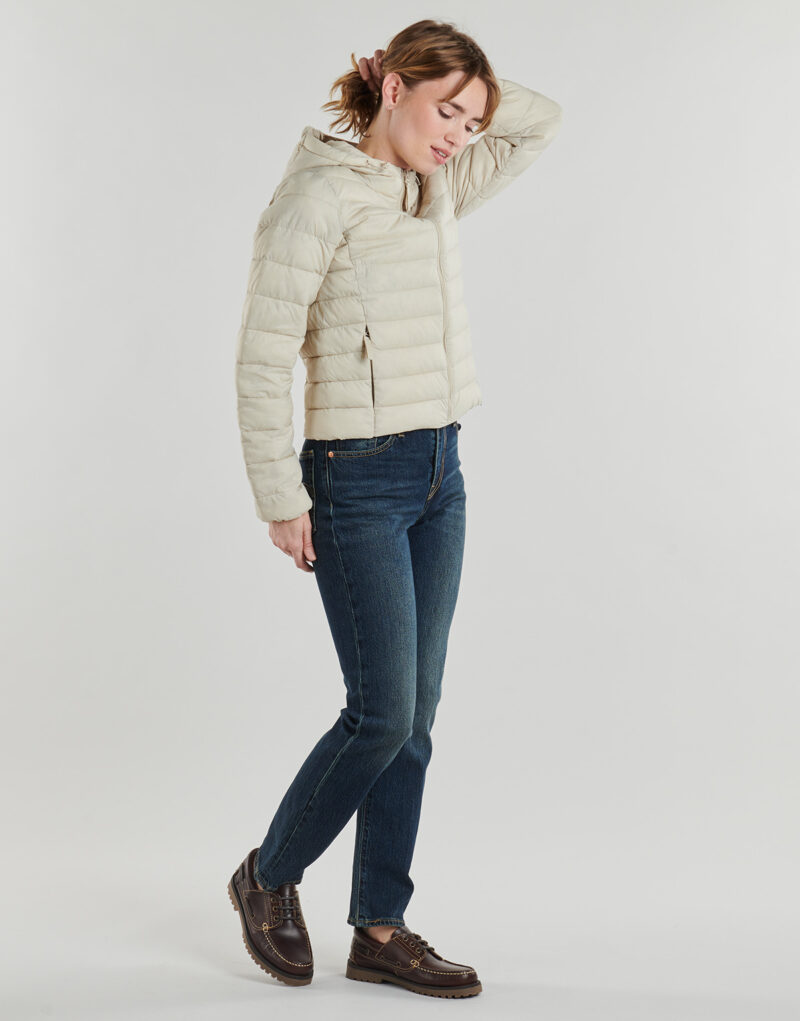 Daunenjacke Only ONLTAHIA LW QUILTED HOOD Beige Daunenjacken Frau - 3