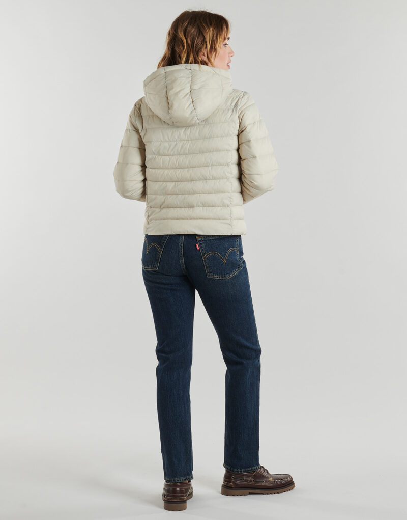 Daunenjacke Only ONLTAHIA LW QUILTED HOOD Beige Daunenjacken Frau - 4