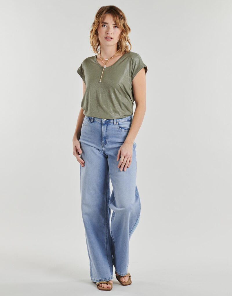 Jeans Flare Only ONLMADISON BLUSH HW WIDE Blu Jeans Flare Donna - 2