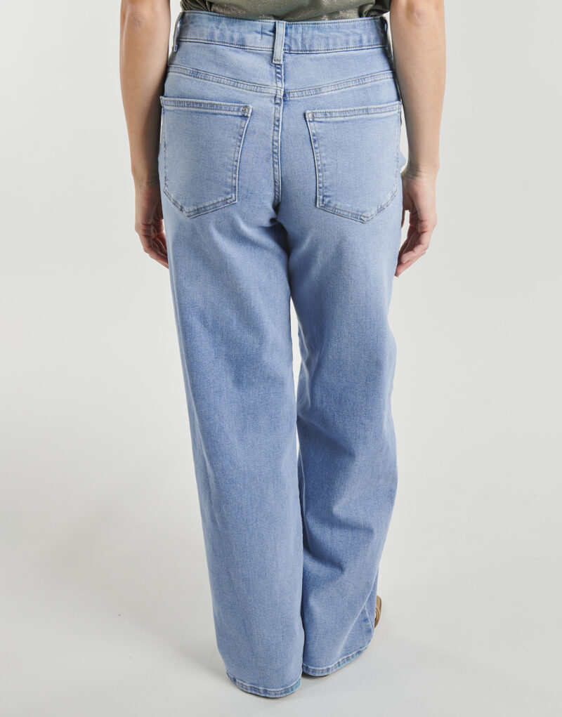 Jeans Flare Only ONLMADISON BLUSH HW WIDE Blu Jeans Flare Donna - 4