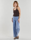 Jeans Flare Only ONLMADISON HW BUTTON WIDE Blu Jeans Flare Donna - 2