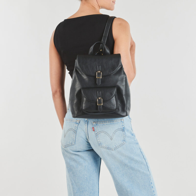 Donna Hexagona TOSCANE BACKPACK Nero Zaino Donna - 6