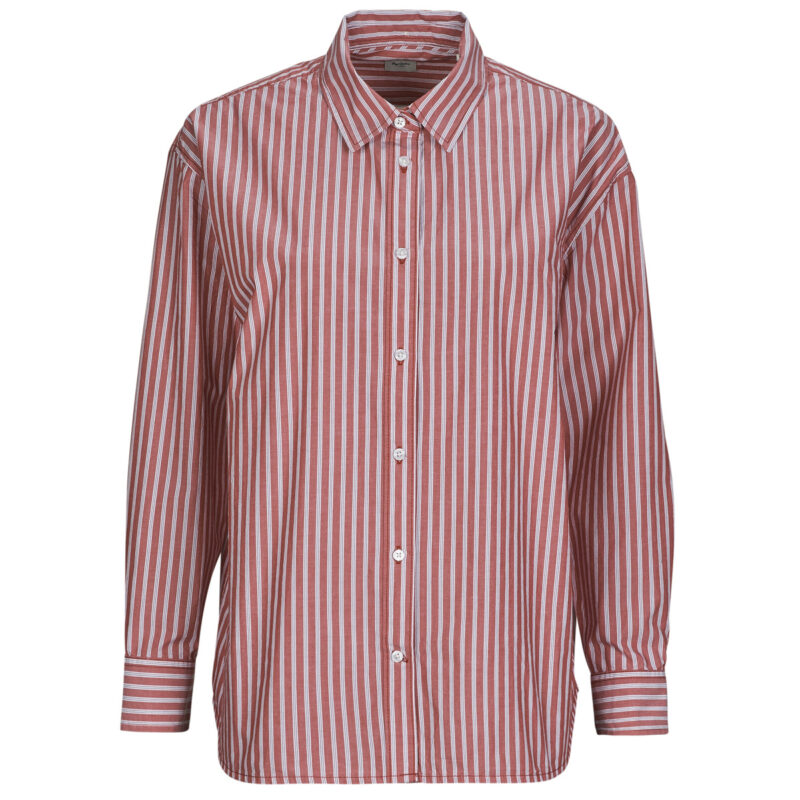 Camicia Pepe jeans LENOIR SHIRT Rosso Camicie Donna - 1
