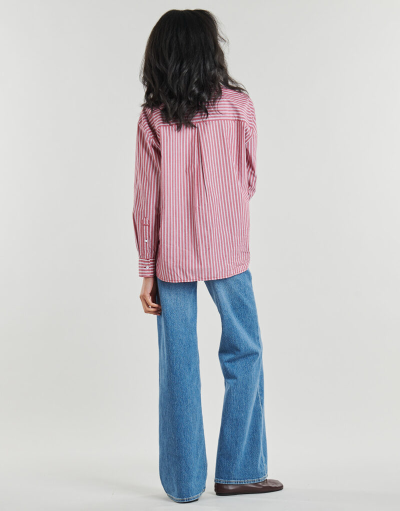 Camicia Pepe jeans LENOIR SHIRT Rosso Camicie Donna - 4