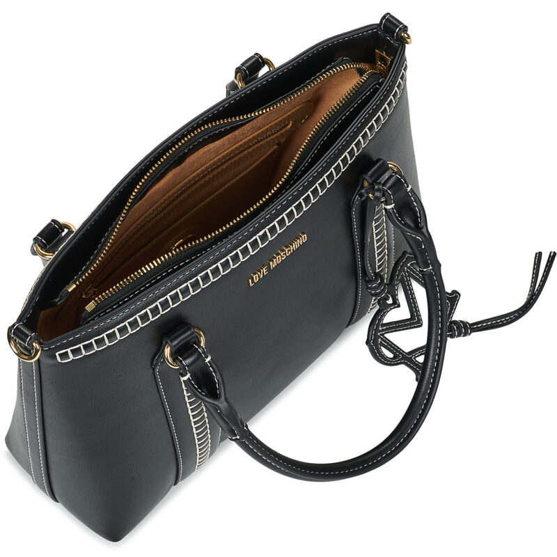Donna Love Moschino LADDER STITCH-JC4094PP1O Nero Borsetta Donna - 5