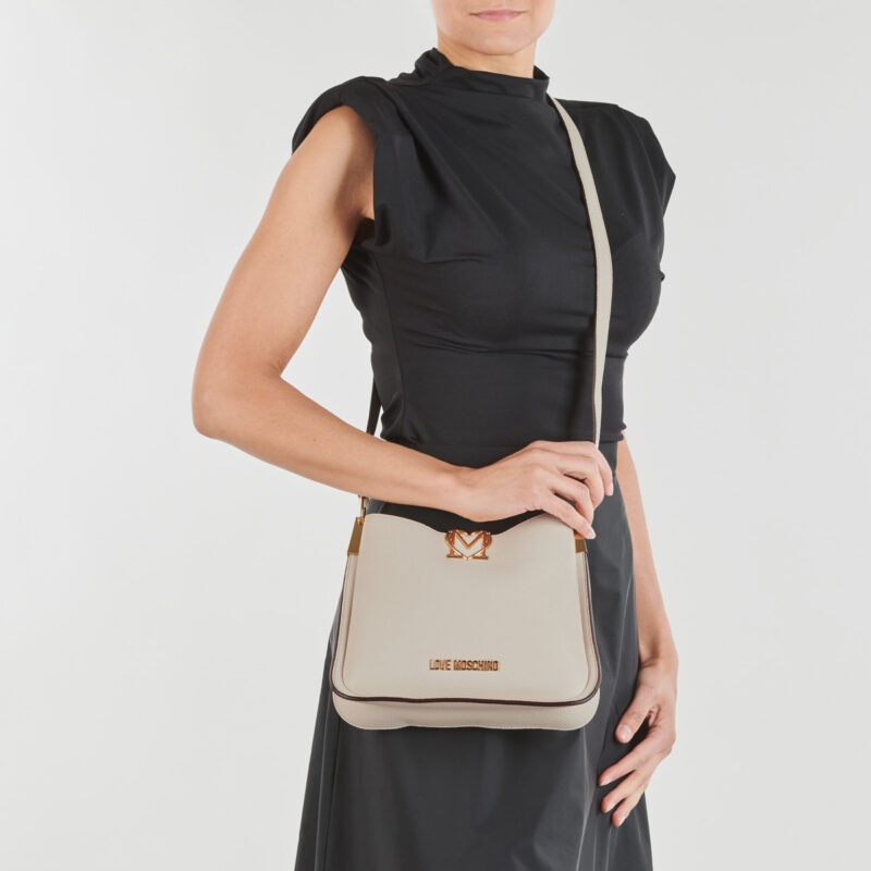 Love Moschino SOFT SCULPT-JC4127PP1O Beige Borsa a tracolla Donna - 6
