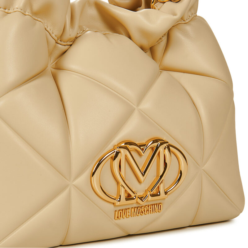 Donna Love Moschino EMBOSSED Q-JC4115PP1O Beige Borsetta Donna - 4
