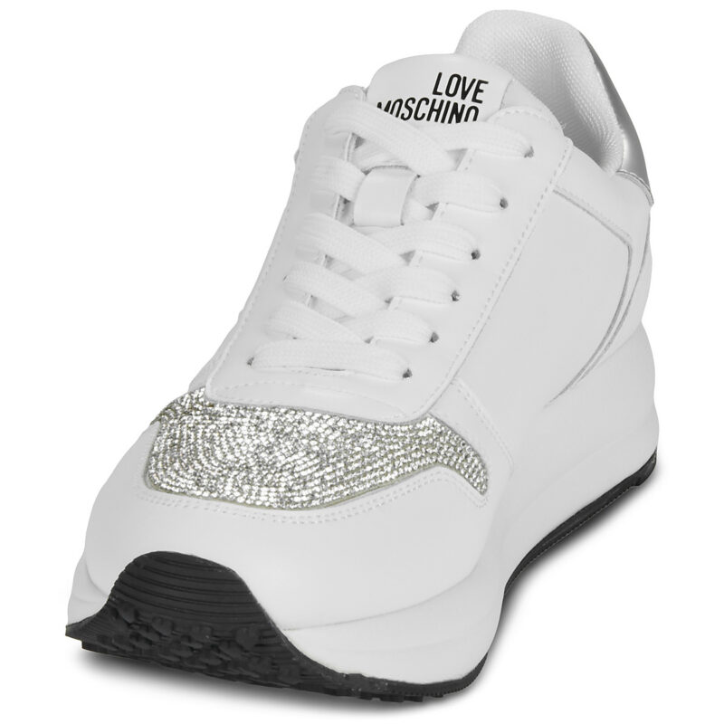 Love Moschino DAILY RUNNING-JA15324G1O Bianco Sneakers basse Donna - 3