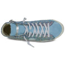 Philippe Model PRSX HIGH WOMAN Blaue Low Sneakers Damen - 6