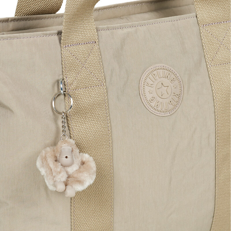 Kipling MINTA L UP Beige Women's Shoulder Bags - 4