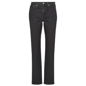Jeans Slim Levis WEDGIE SLIM Nero Jeans Slim Donna