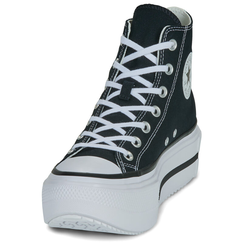 Converse CHUCK TAYLOR ALL STAR LIFT DOUBLE STACK Nero Sneakers alte Donna - 3