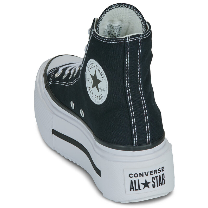 Converse CHUCK TAYLOR ALL STAR LIFT DOUBLE STACK Nero Sneakers alte Donna - 5