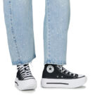Converse CHUCK TAYLOR ALL STAR LIFT DOUBLE STACK Nero Sneakers alte Donna - 8