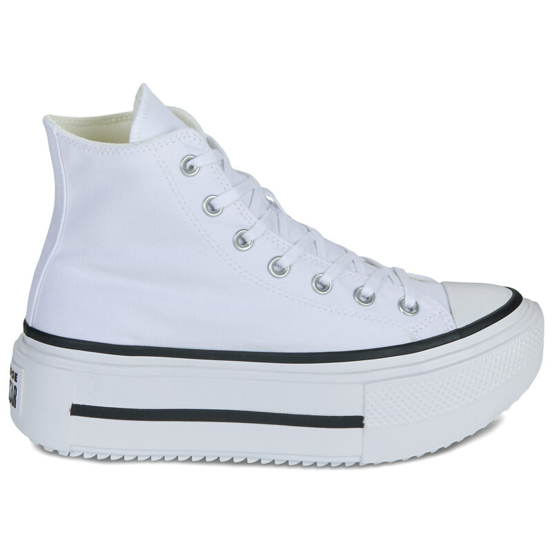 Converse  CHUCK TAYLOR ALL STAR LIFT DOUBLE STACK  Bianco -  Sneakers alte Donna - 2