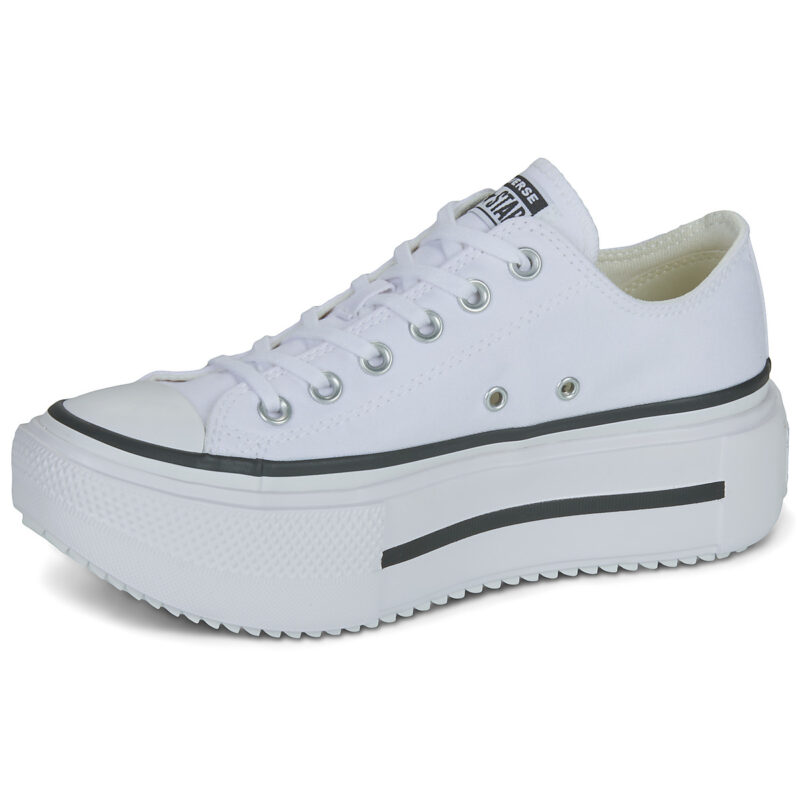 Converse CHUCK TAYLOR ALL STAR LIFT DOUBLE STACK PLATFORM Bianco Sneakers basse Donna - 4