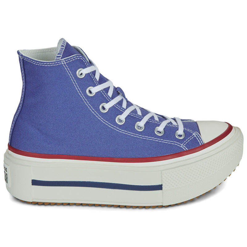 Converse CHUCK TAYLOR ALL STAR LIFT DOUBLE STACK PLATFORM Blu Sneakers alte Donna - 2