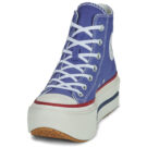 Converse CHUCK TAYLOR ALL STAR LIFT DOUBLE STACK PLATFORM Blu Sneakers alte Donna - 3