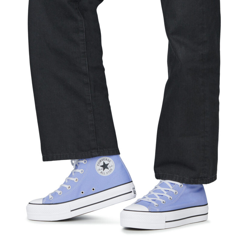 Converse  CHUCK TAYLOR ALL STAR LIFT PLATFORM  Blu -  Sneakers alte Donna - 8