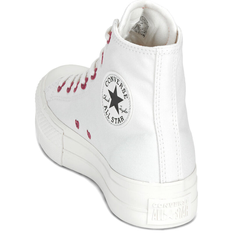 Converse CHUCK TAYLOR ALL STAR LIFT Bianco Sneakers alte Donna - 5