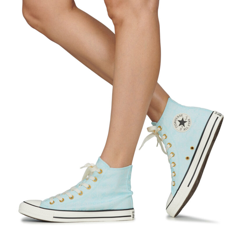 Converse CONVERSE CHUCK TAYLOR ALL STAR SHINE Blu Sneakers alte Donna - 8